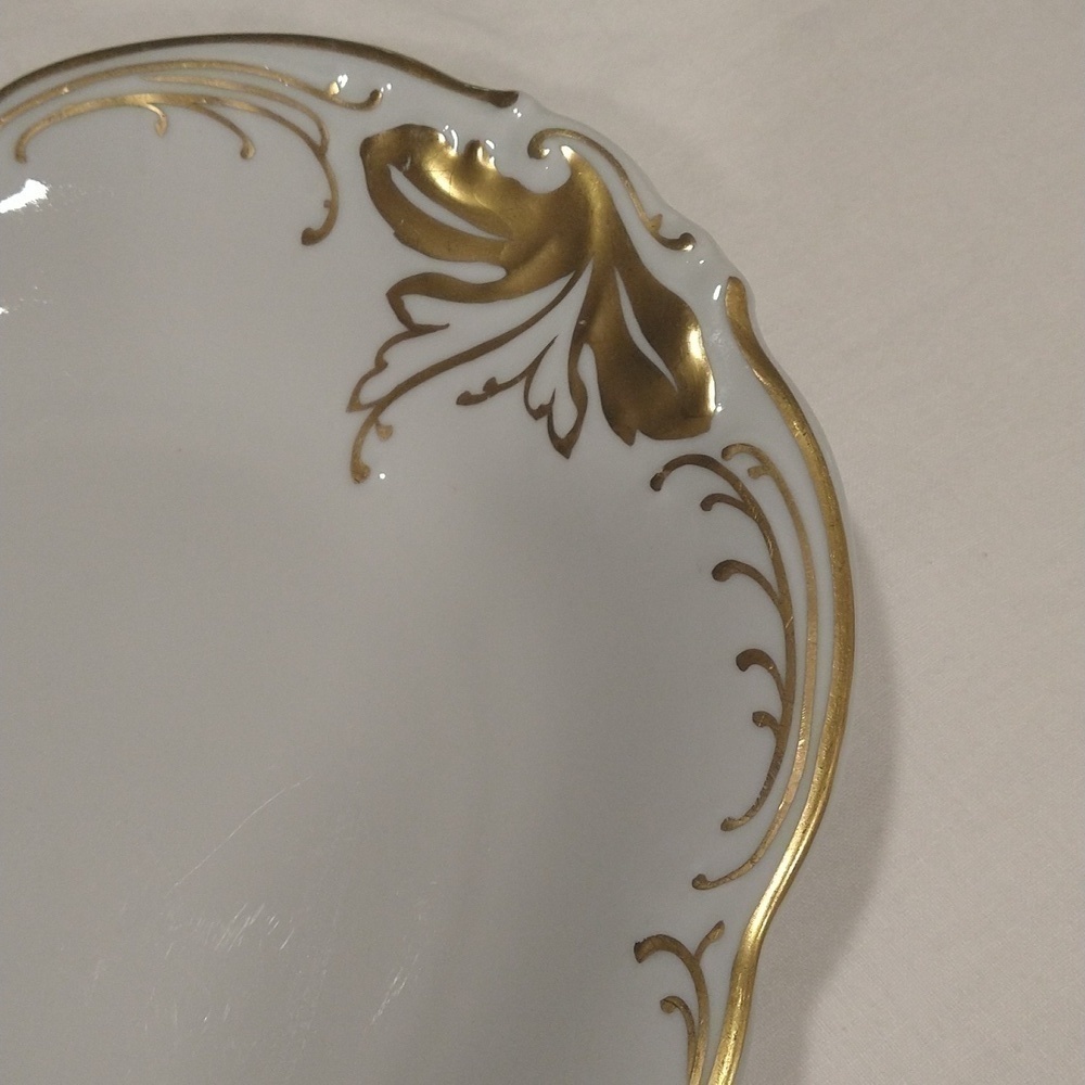 Wawel ambassador porcelain hand painted gold trim platter dish poland - Picture 3 of 6